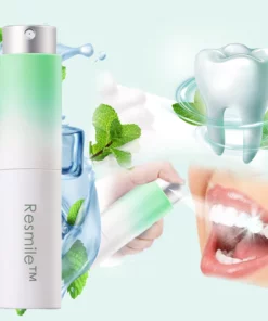 Resmile Pure Herbal Mouth Spray (Mouth cleaning and tooth regeneration, also for bad breath and dental caries)