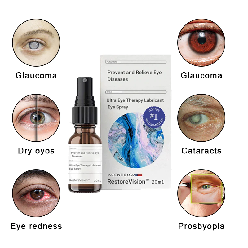 RestoreVision Ultra Eye Therapy LubricantRestoreVision , Perservative Free, Prevent and Relieve Eye Diseases, FDA Cleared Formula, 20mL (0.68oz)