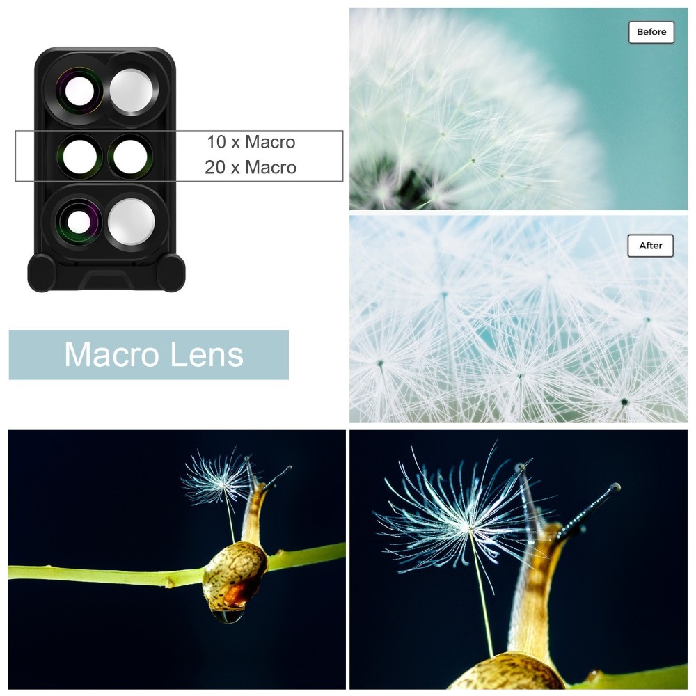 6-in-1 Multi Optics Phone Camera Lens