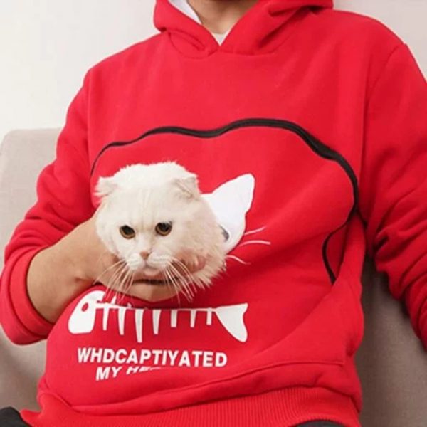 Cat Pouch Hoodie Sweatshirt