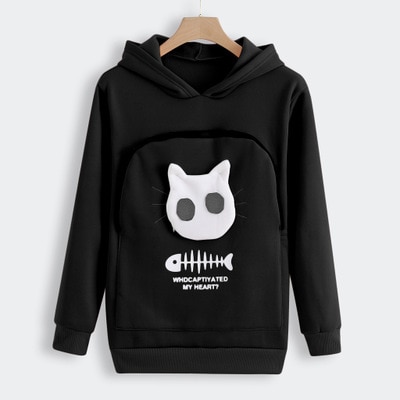 Cat Pouch Hoodie Sweatshirt