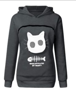 Cat Pouch Hoodie Sweatshirt