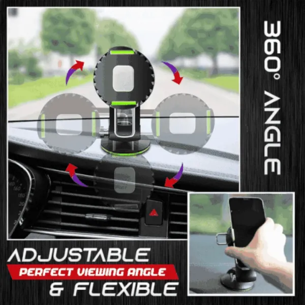 Adjustable Car Suction Cup Phone Holder