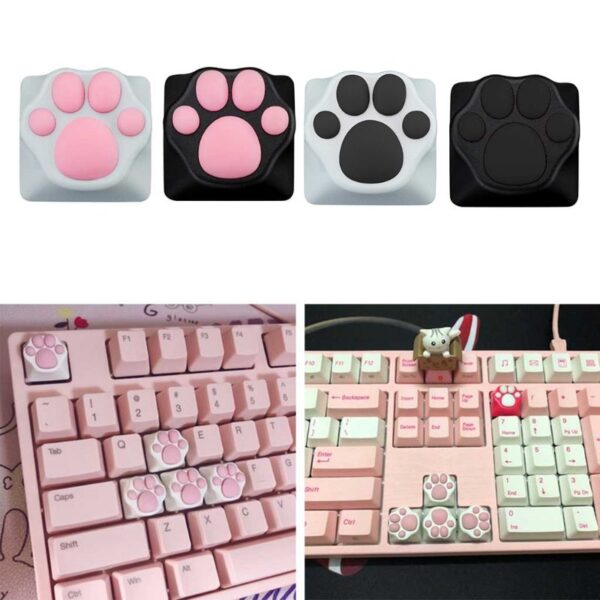 Kitty Paw Keyboard Caps