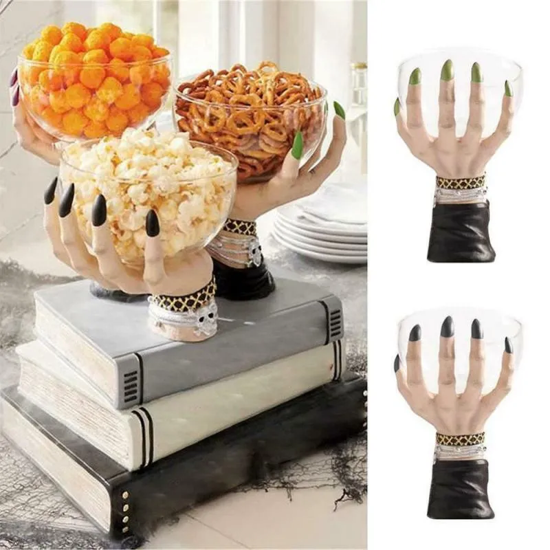 Witch Hands Candy Snack Bowl