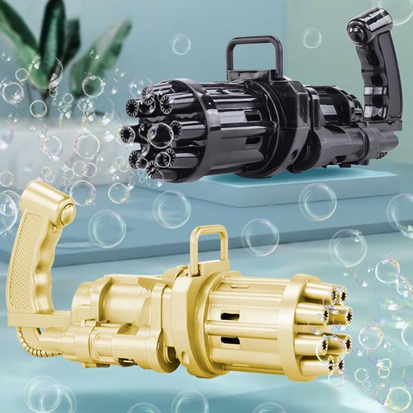 Electric Gatling Bubble Machine Gun Toy