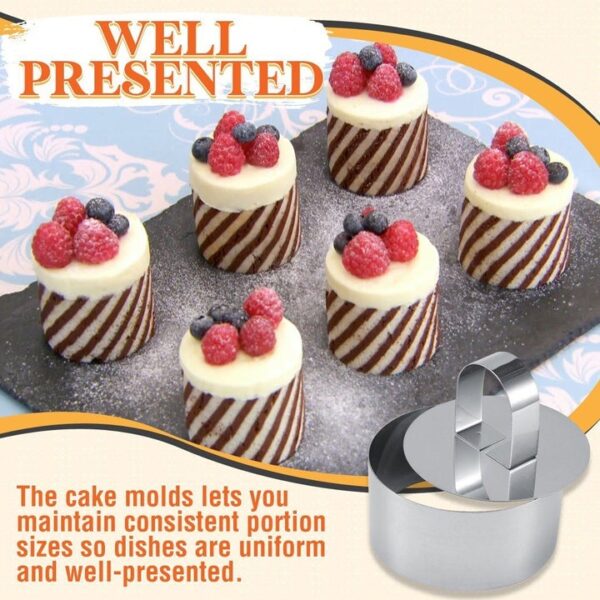 Stainless Steel 3D Mini Cake Molds