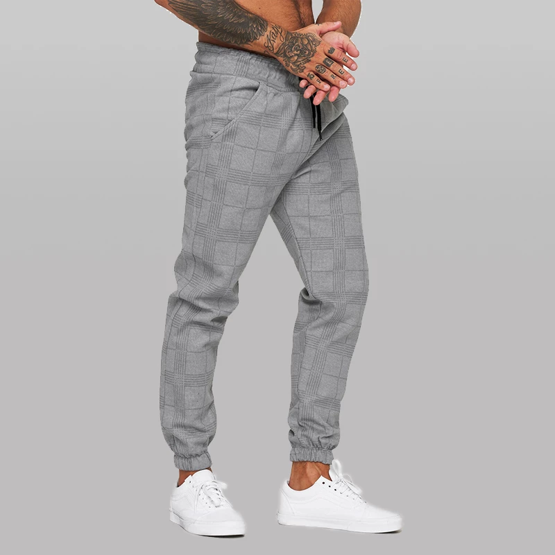 Men's Plaid Casual Pants