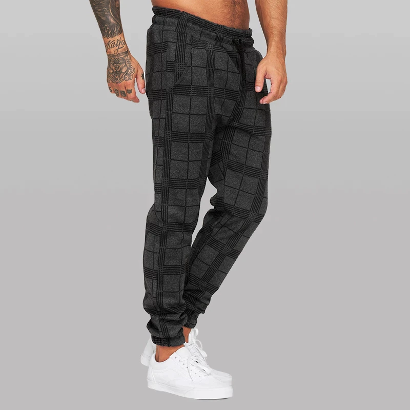 Men's Plaid Casual Pants