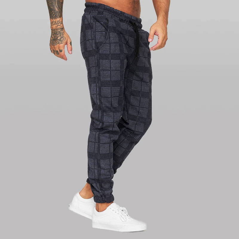 Men's Plaid Casual Pants