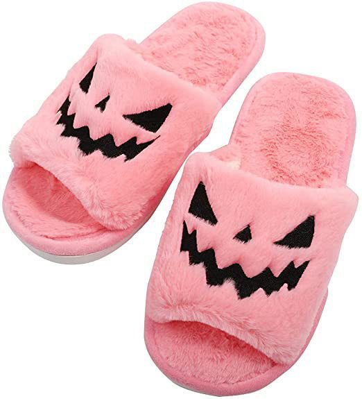 Halloween Soft Scary Pumpkin Slippers