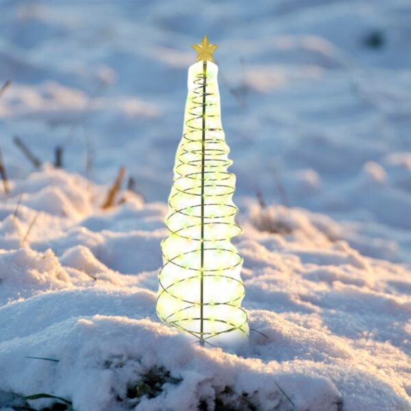 Solar Metal LED Christmas Tree