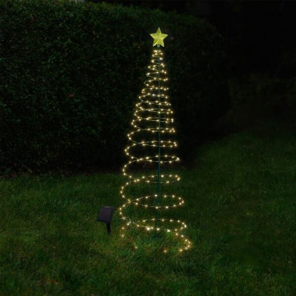 Solar Metal LED Christmas Tree