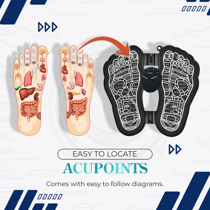 EMS Bioelectric Acupoints Foot Massager