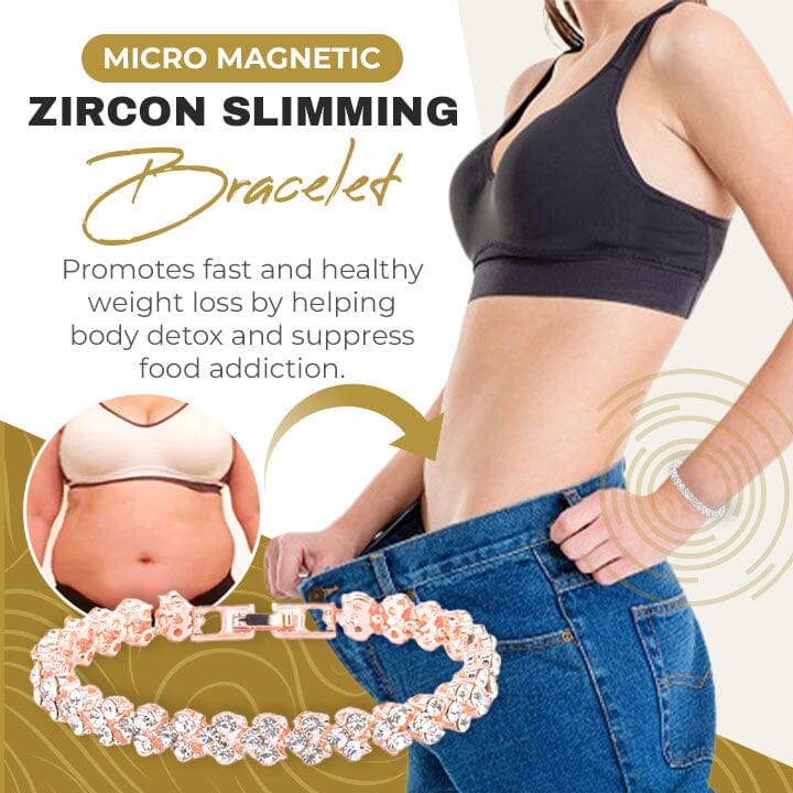 Micro Magnetic Zircon Slimming Bracelet