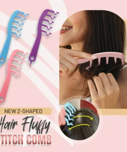 New Z-Shaped Hair Fluffy Stitch Comb