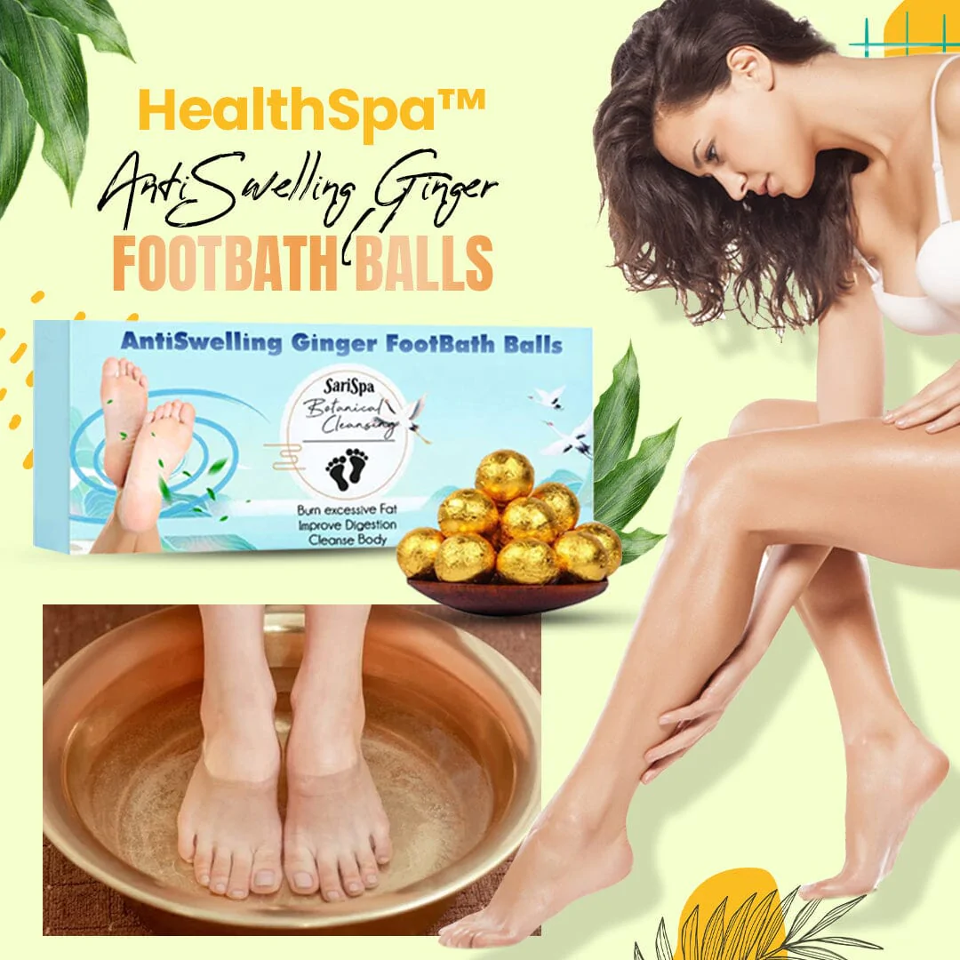 HealthSpaAntiSwelling Ginger FootBath Balls