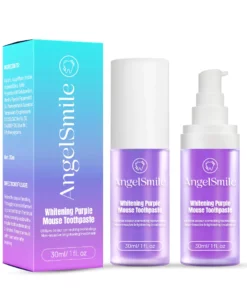 AngelSmile Whitening Purple Mousse Toothpaste