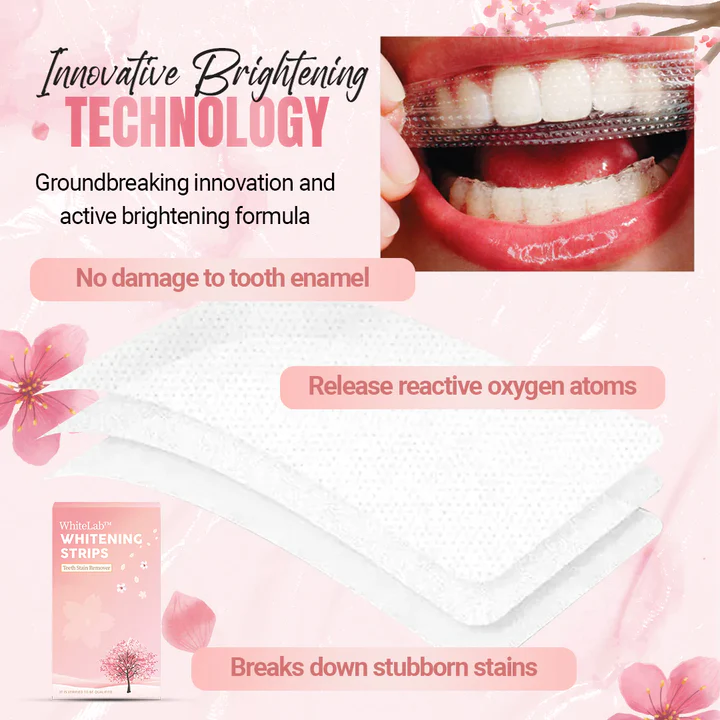 WhiteLab Teeth Stain Removal Whitening Strips