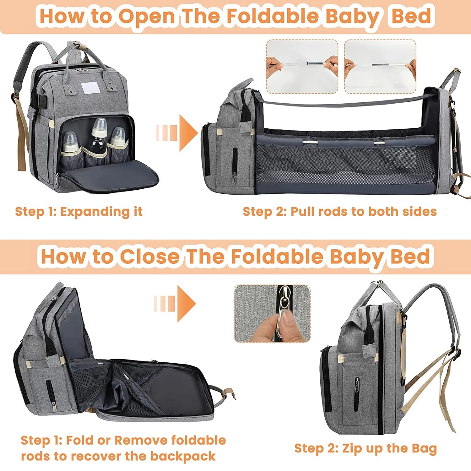 Portable Baby Travel Bed