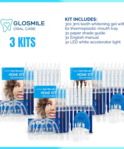 GloSmile Home-Use Teeth Whitening Kit with Led Light