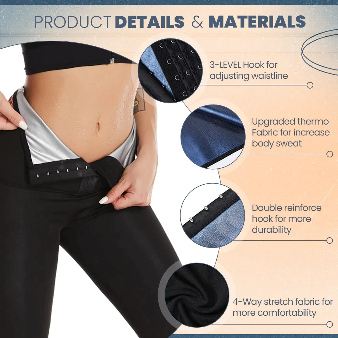 Heat Trapping Sauna Bodyshaper Leggings