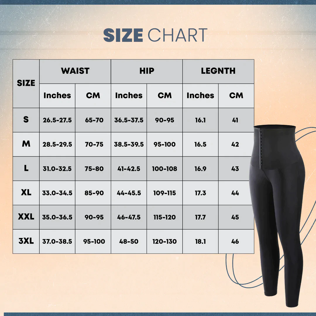 Heat Trapping Sauna Bodyshaper Leggings