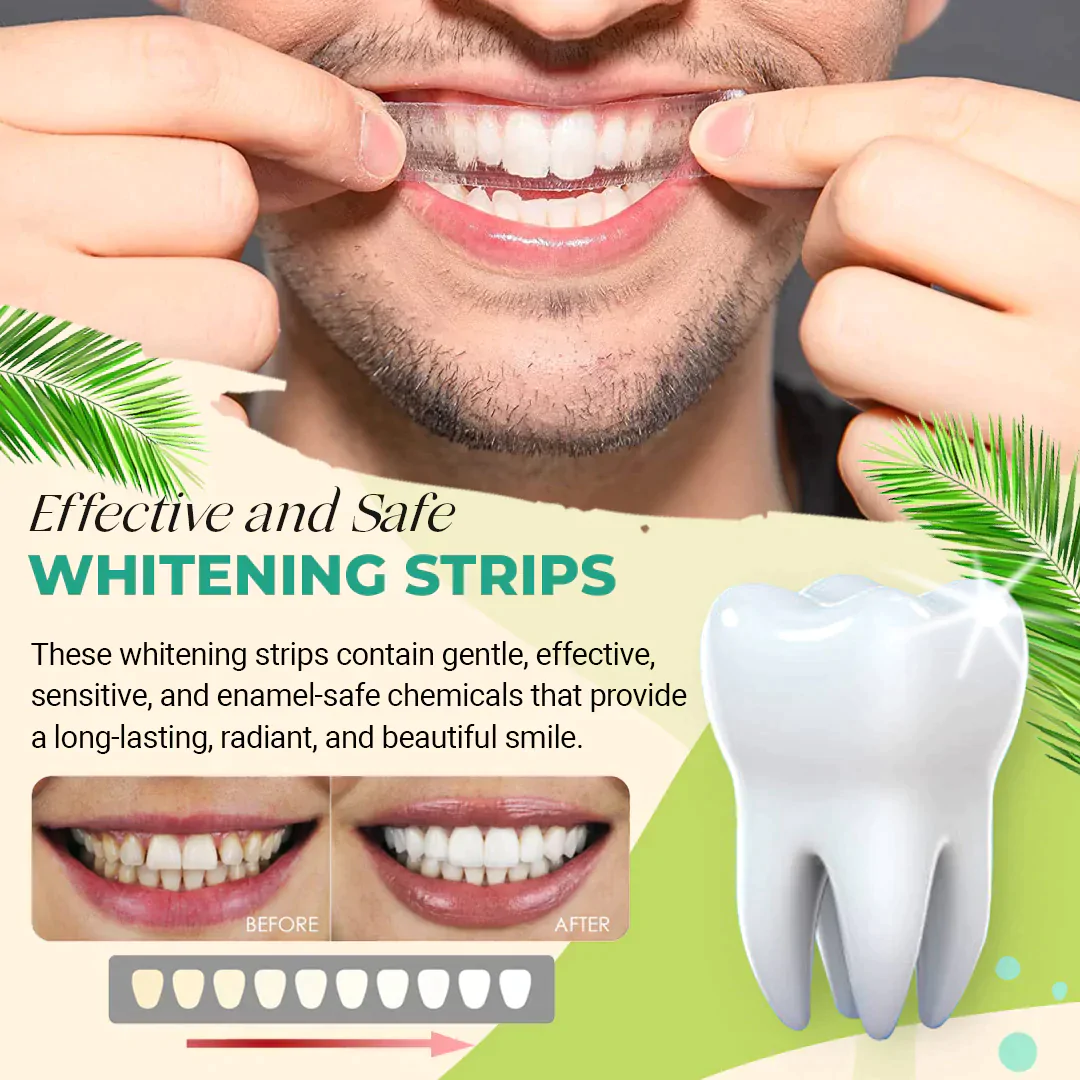 Coconut Oil Teeth Whitening Strips