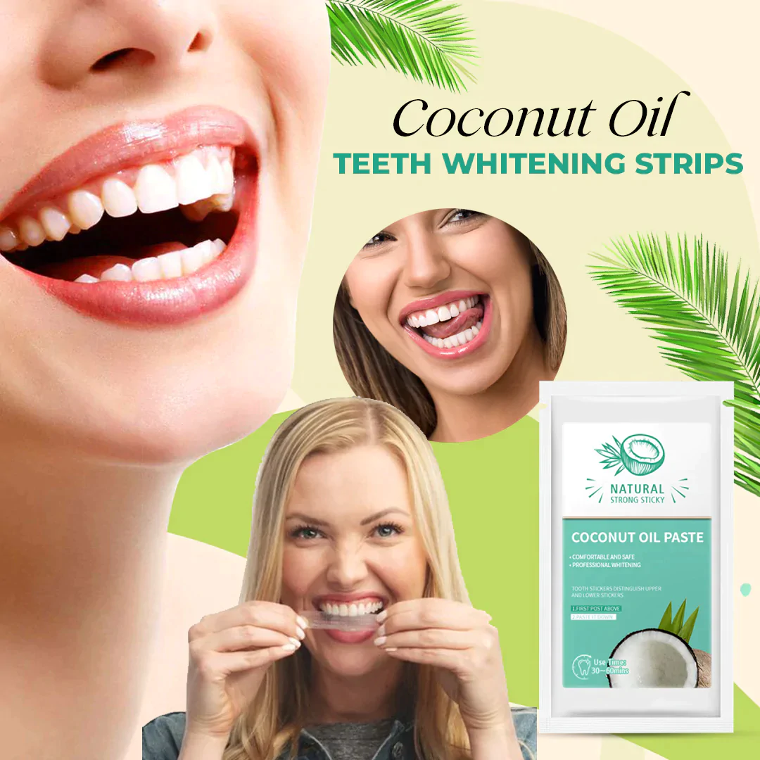 Coconut Oil Teeth Whitening Strips