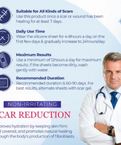 UltracareMedical Grade Silicone Scar Sheets