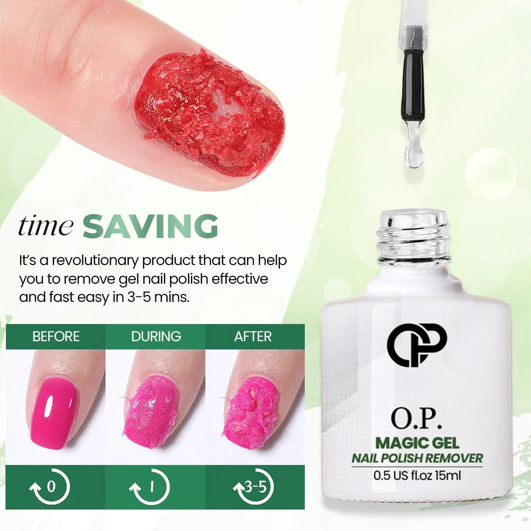 O.P. Magic Gel Nail Polish Remover