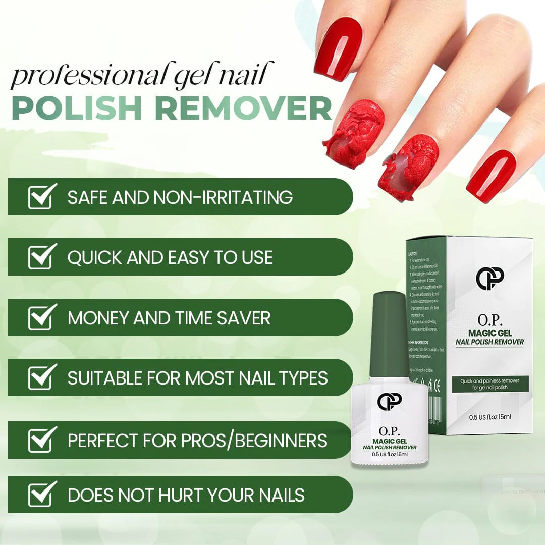 O.P. Magic Gel Nail Polish Remover