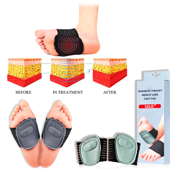 Salis Bubbling Spring Acupoint Magnetic Therapy Massage Weight Loss Forefoot Pad