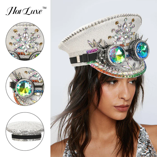 HatLuxe SparkleGlam SoloParty Hat