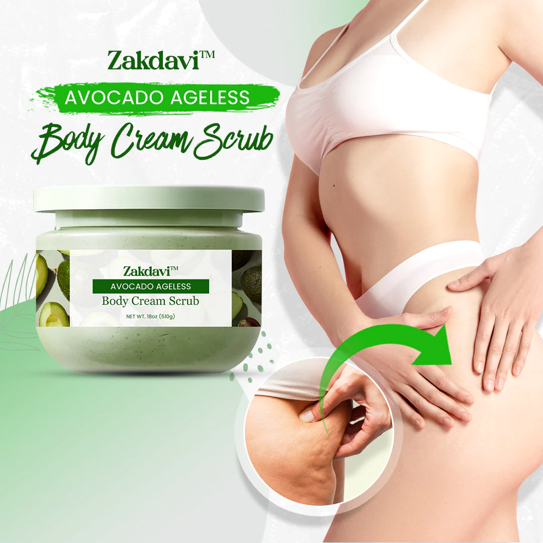 Zakdaviď¸ Avocado Ageless Body Cream Scrub