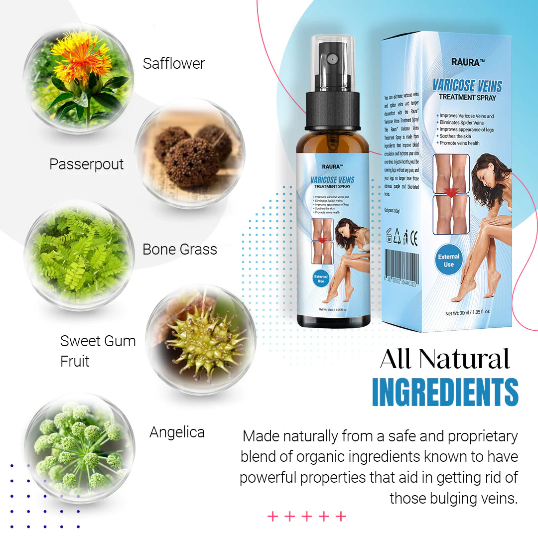 Raura Varicose Veins Treatment Spray