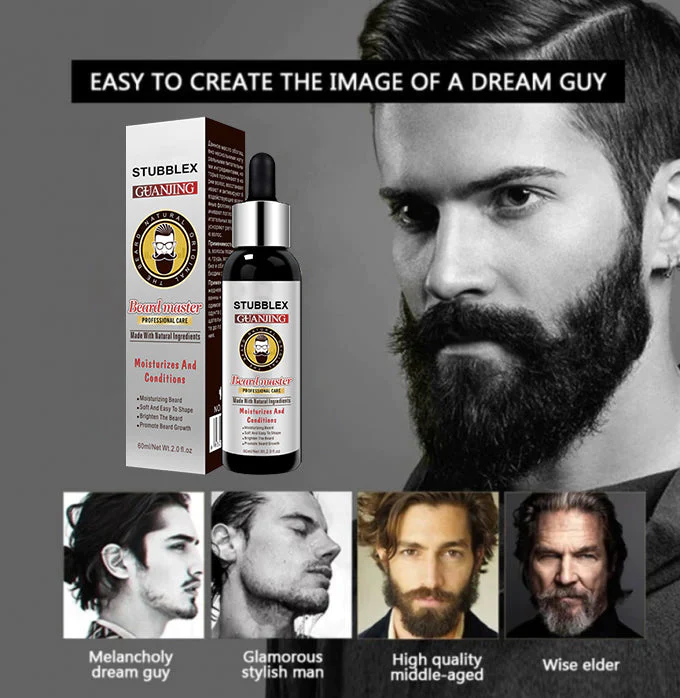 StubbleX Beard Growth Organic Care Oil