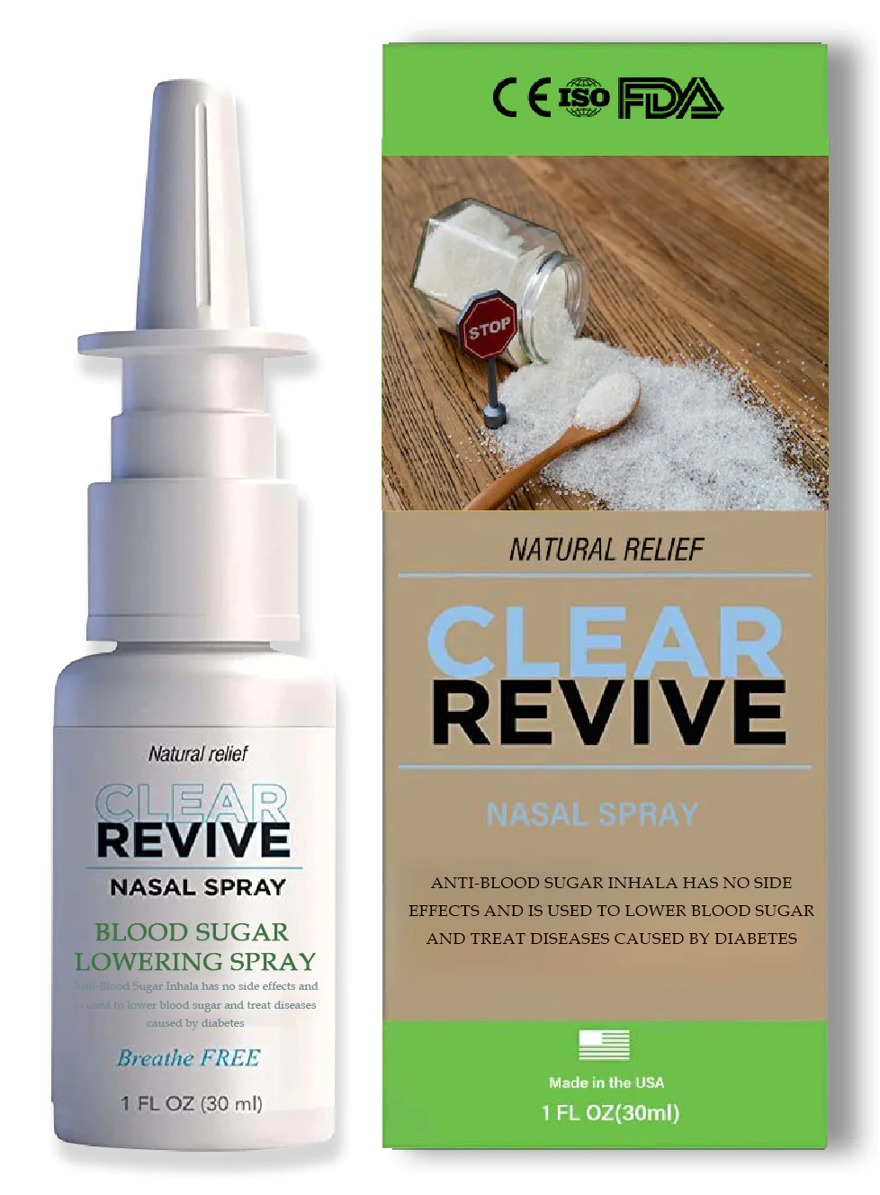 Clear ReviveŽ Anti-Blood Sugar Inhalation Spray