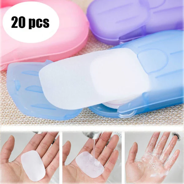 20pcs Portable Soap Paper