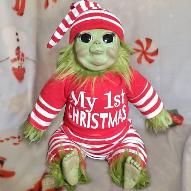 Christmas Grinch Doll