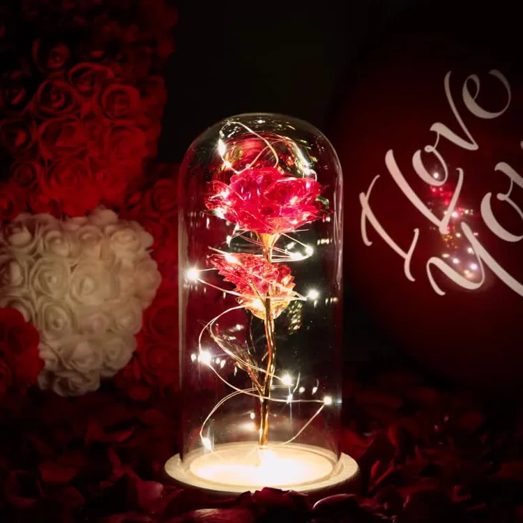 Unfading LoveShining Rose Decoration