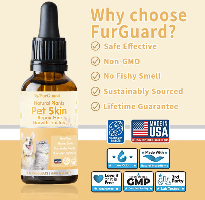 FurGuardŽ Pet Skin Repair Hair Growth Tincture