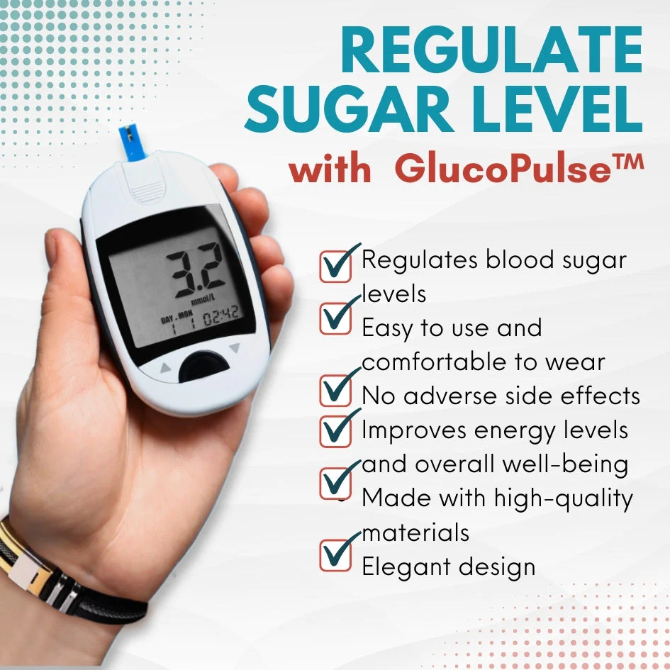 GlucoPulse SugarDown ION-Bracelet