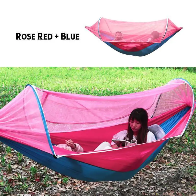 Portable Outdoor Mosquito Parachute Hammock