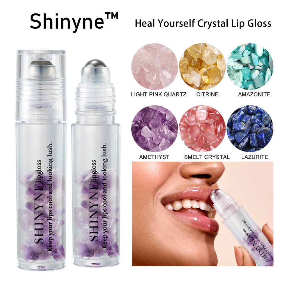 NEW Shinyne Natural Crystal Moisturizing lush lip Gloss Lips Plumping