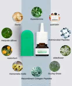 PURELUNGŽ Organic Herbal Lung Restoration and Revitalizer Nasal Spray-Pro Formula