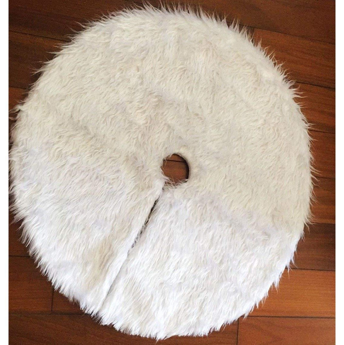 Faux Fur Christmas Tree Skirt