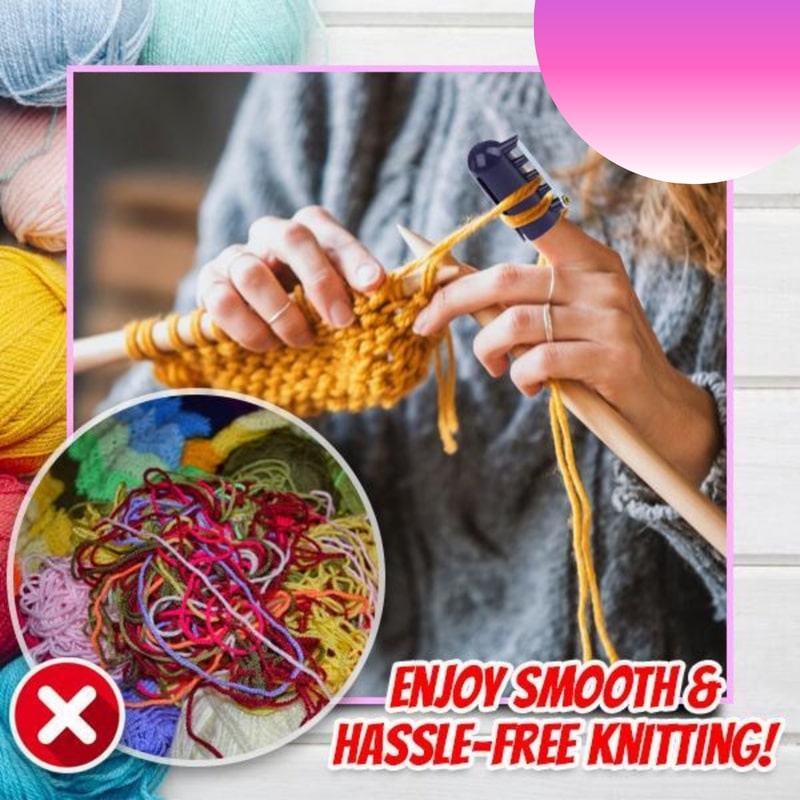 Knitting Thimble Yarn Guide