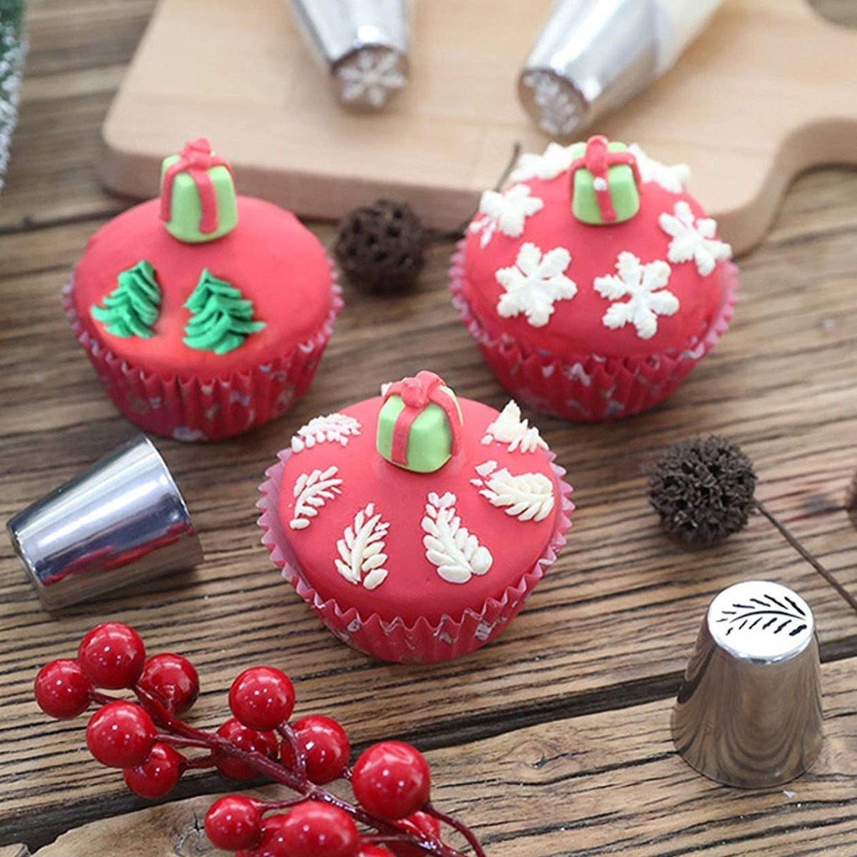 Russian Icing Piping Tips Christmas Design Nozzles