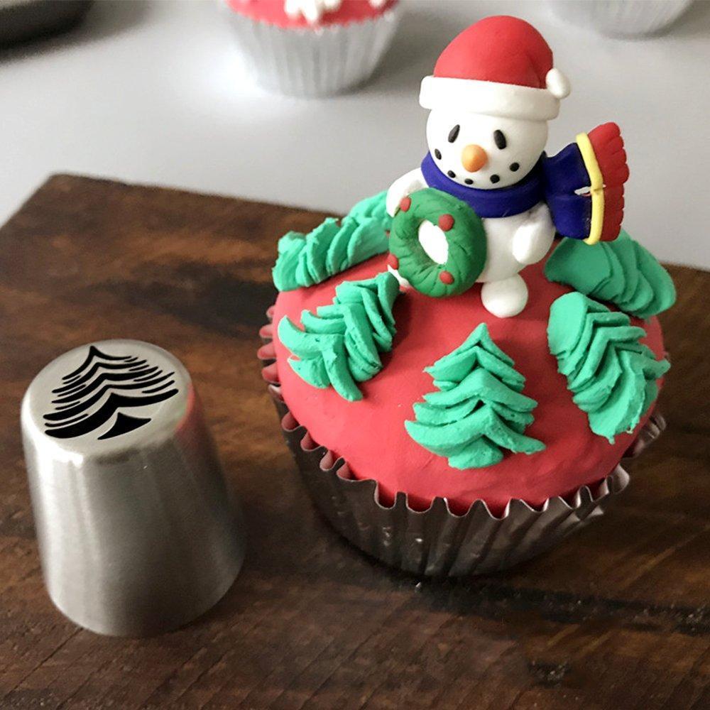 Russian Icing Piping Tips Christmas Design Nozzles